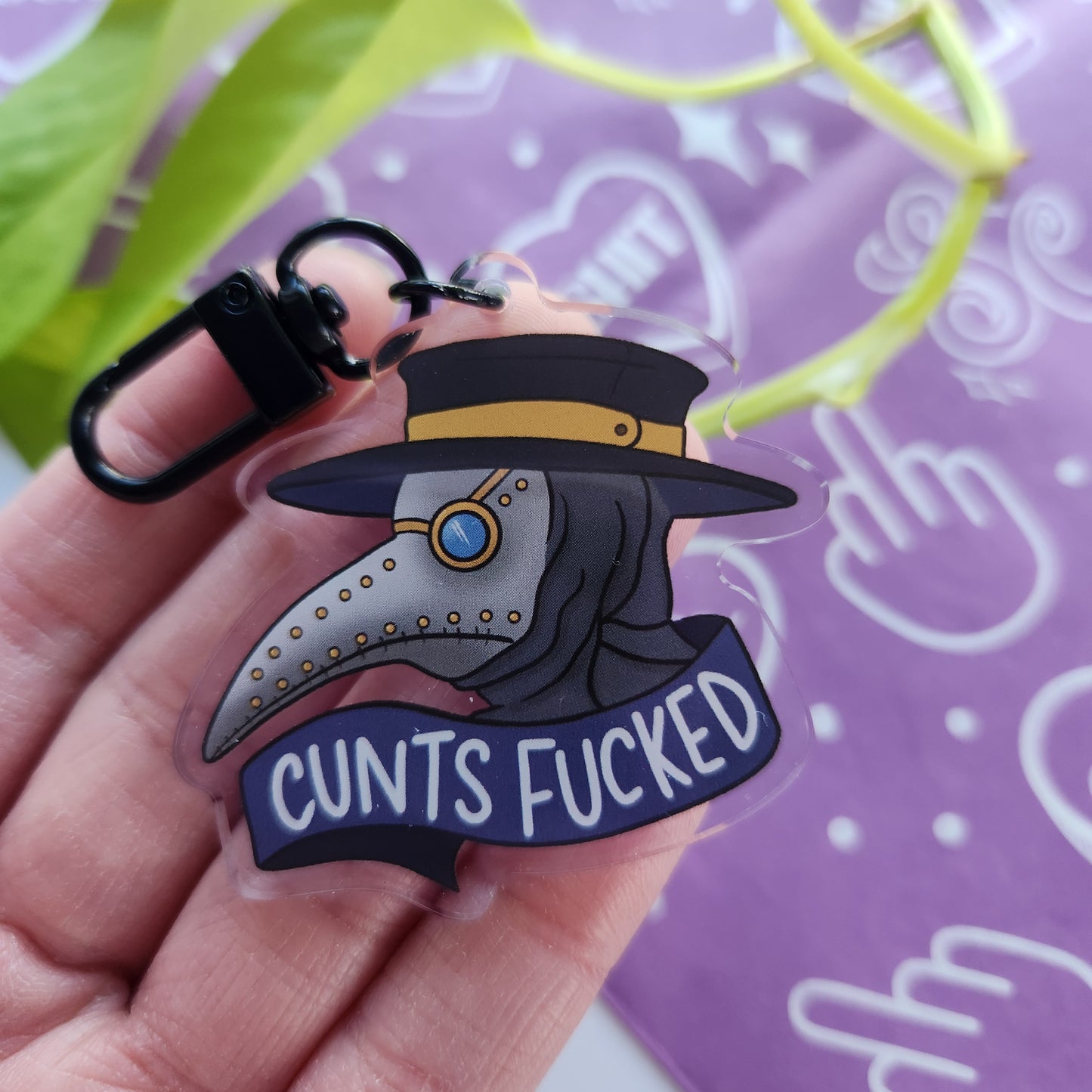 Plague Doctor - Acrylic Keyring