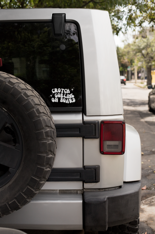 Crotch Goblins On Board - Car Decal