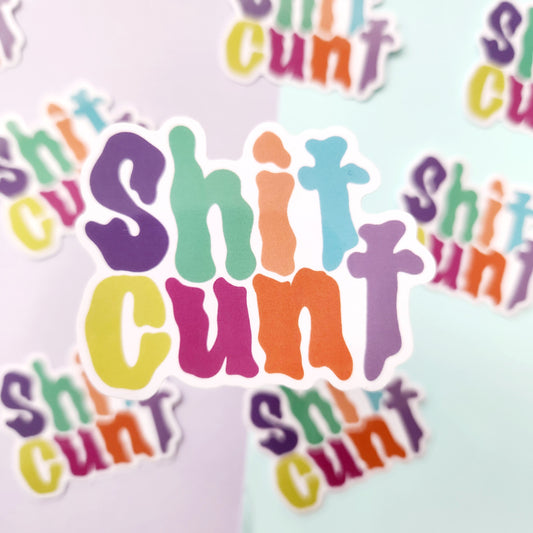 ShitC*nt Colour - Diecut Vinyl Sticker