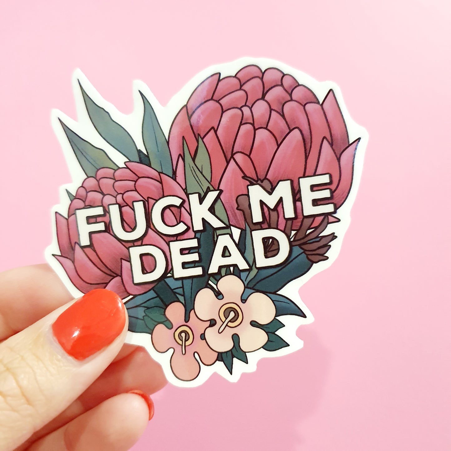 Fuck me Dead - Die Cut Vinyl Sticker