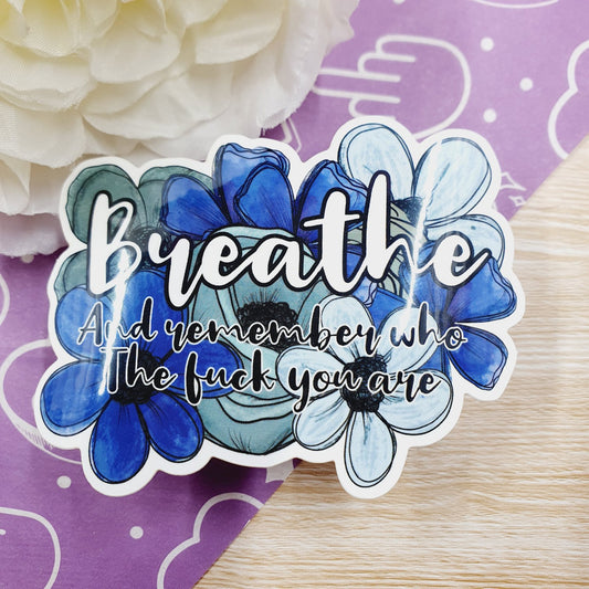 Breathe - Diecut Vinyl Sticker