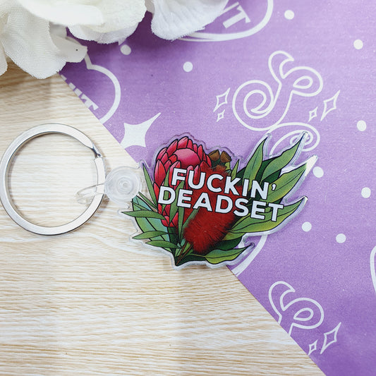 Fuckin Deadset - Acrylic Keyring
