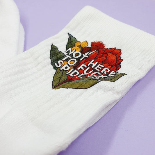 Not Here to Fuck Spiders - Socks