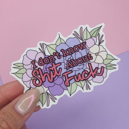 I don't give a F*ck - Diecut Vinyl Sticker