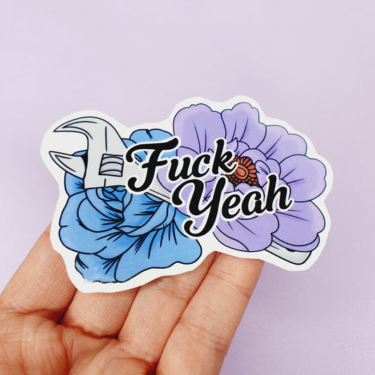Fuck Yeah - Diecut Vinyl Sticker