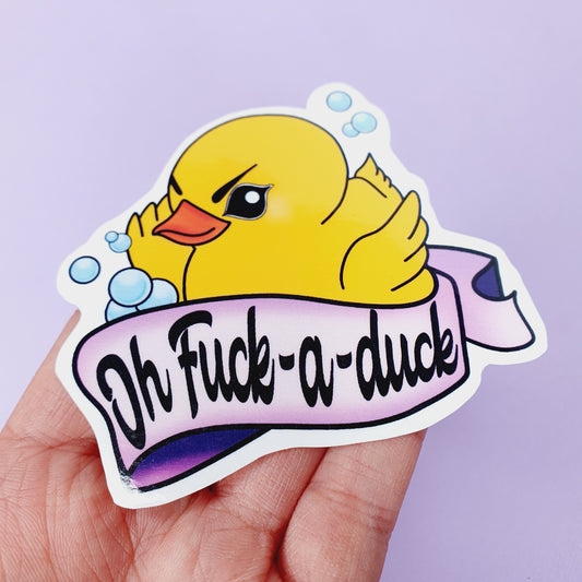 Fuck a Duck - Diecut Vinyl Sticker
