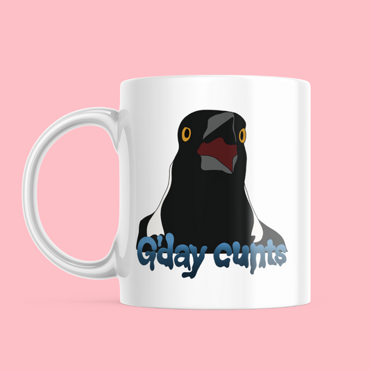 G'day Magpie  - Ceramic Mug