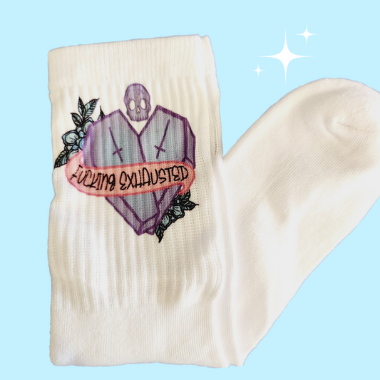Flippin' Exhausted - Socks