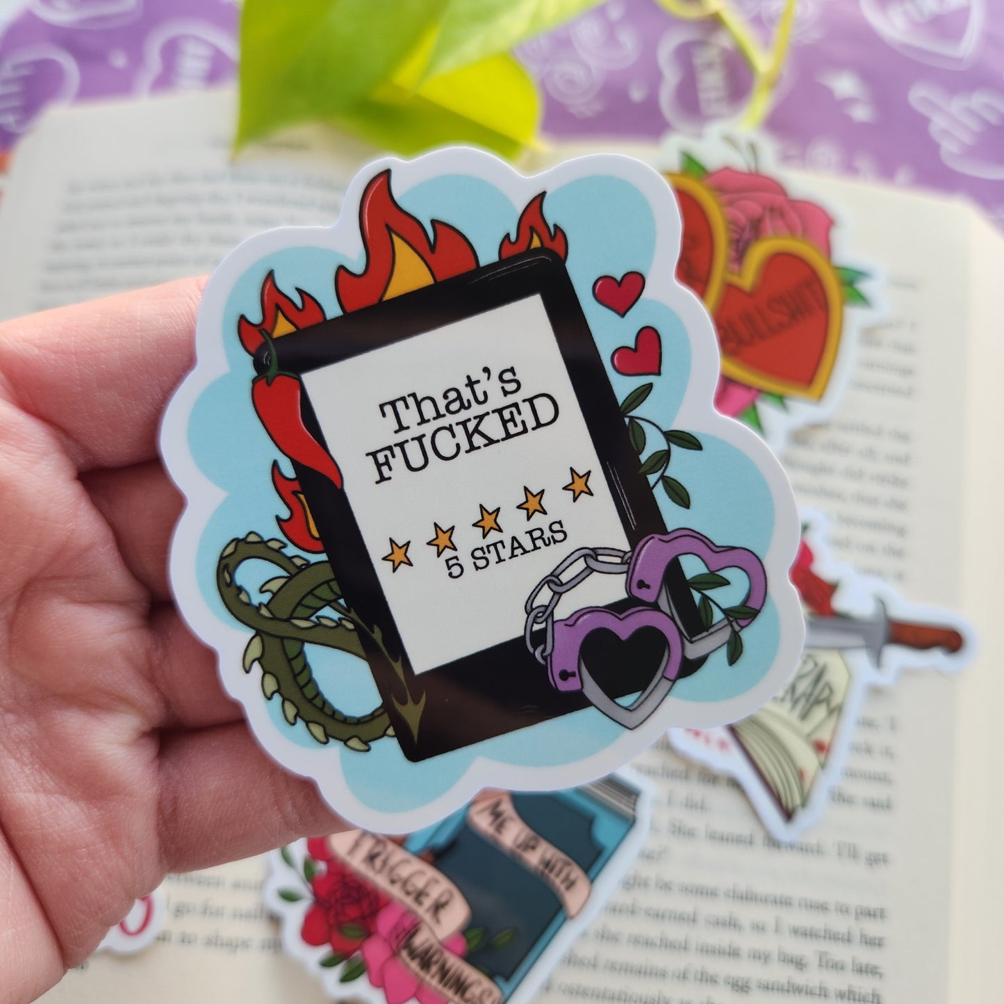 That's F*cked! - Bookish Vinyl Sticker