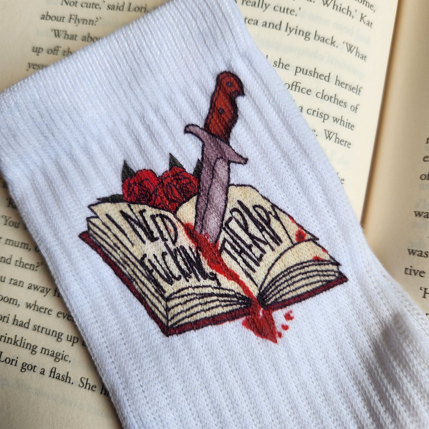 I need F*cking Therapy - Bookish Socks