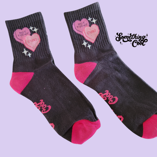 Not Today c*nt - Black Socks