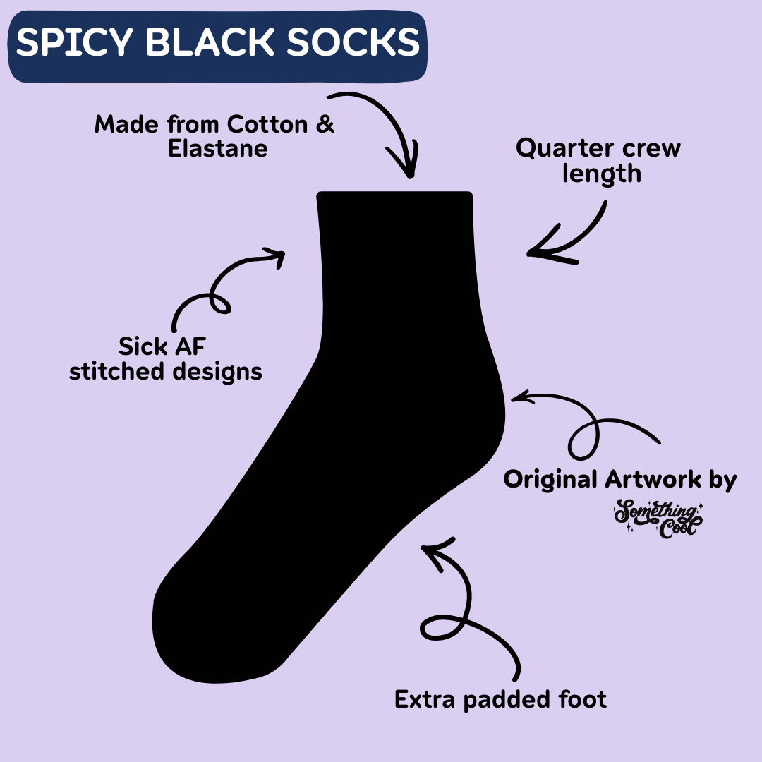 F*ck Around & Find Out - Black Socks