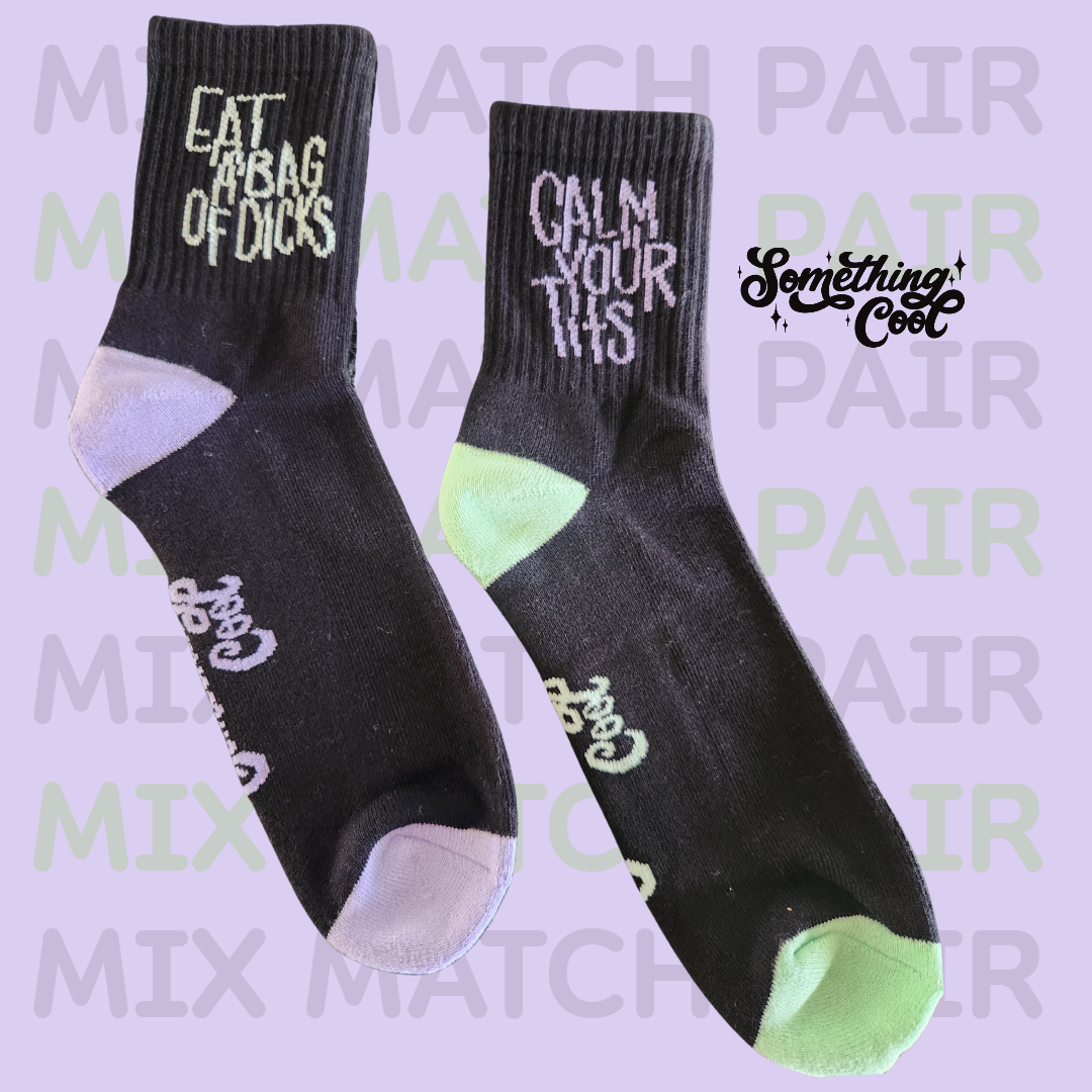 Tits 'n' Dicks - Black Socks