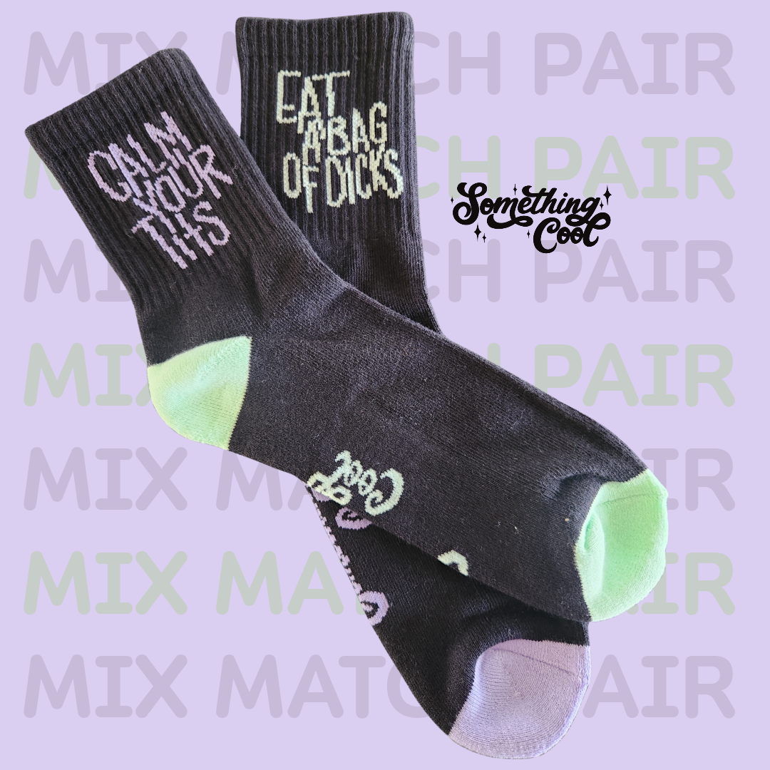 Tits 'n' Dicks - Black Socks