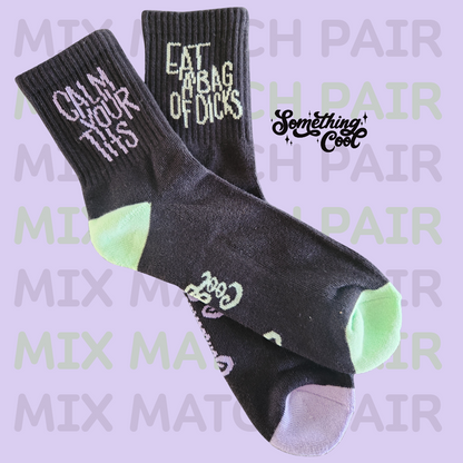 Tits 'n' Dicks - Black Socks