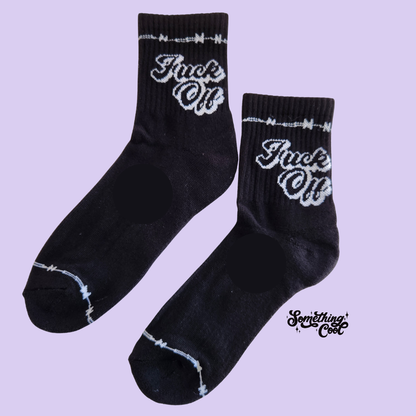F* Off - Black Socks