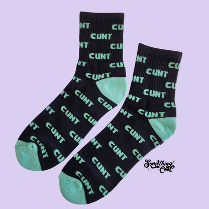 C*NT C*NT C*NT - Black Socks