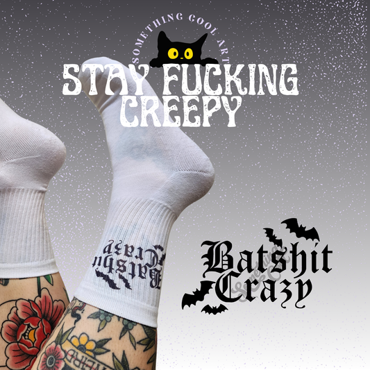 Batshit Crazy - Halloween Exclusive Socks