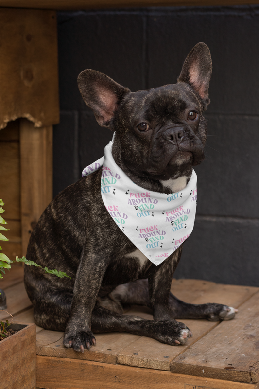 Fuck Around - Dog Bandana