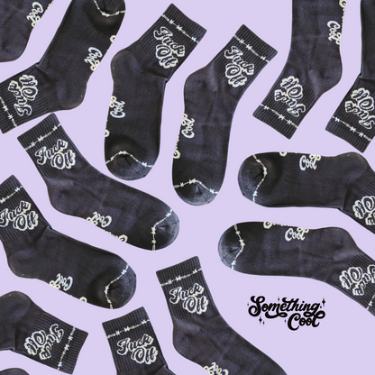 F* Off - Black Socks