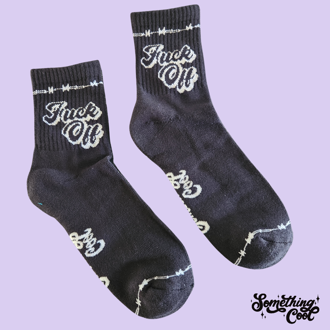 F* Off - Black Socks