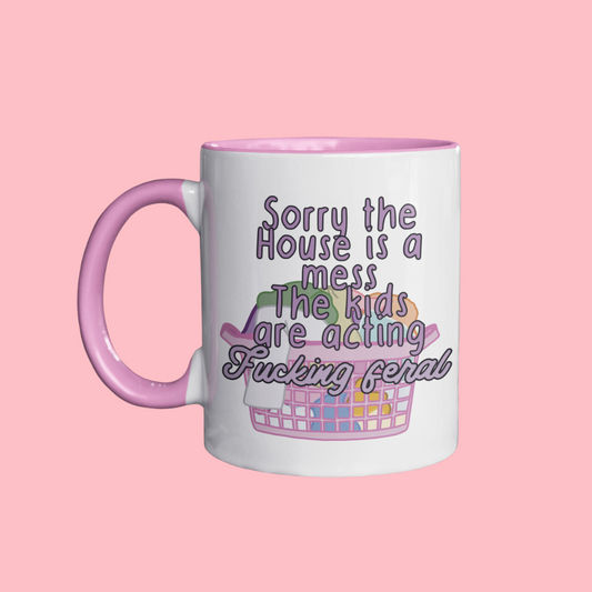 Feral Kids are to Blame - Mothers Day Ceramic Mug