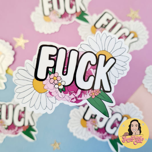 Fuck - Diecut Vinyl Sticker