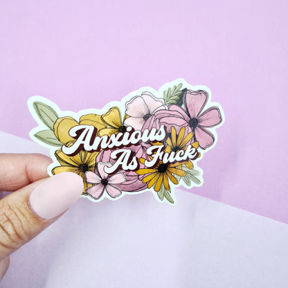 Anxious AF Vinyl Sticker