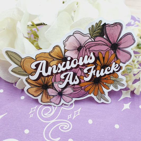 Anxious AF Vinyl Sticker