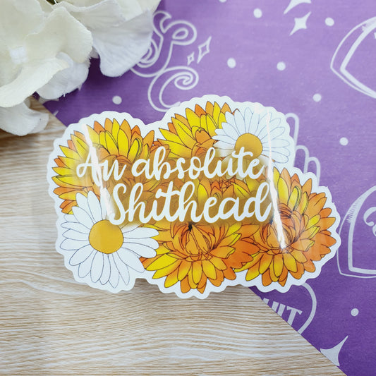An Absolute Shithead Vinyl Sticker