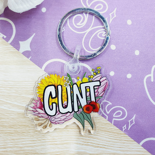 Cunt - Acrylic Keyring