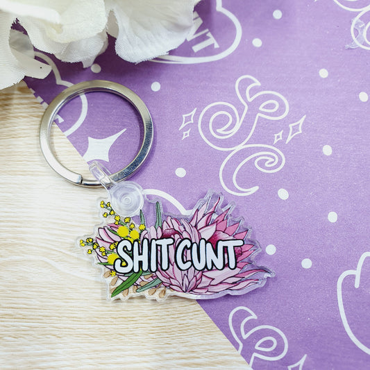 Shitcunt - Acrylic Keyring