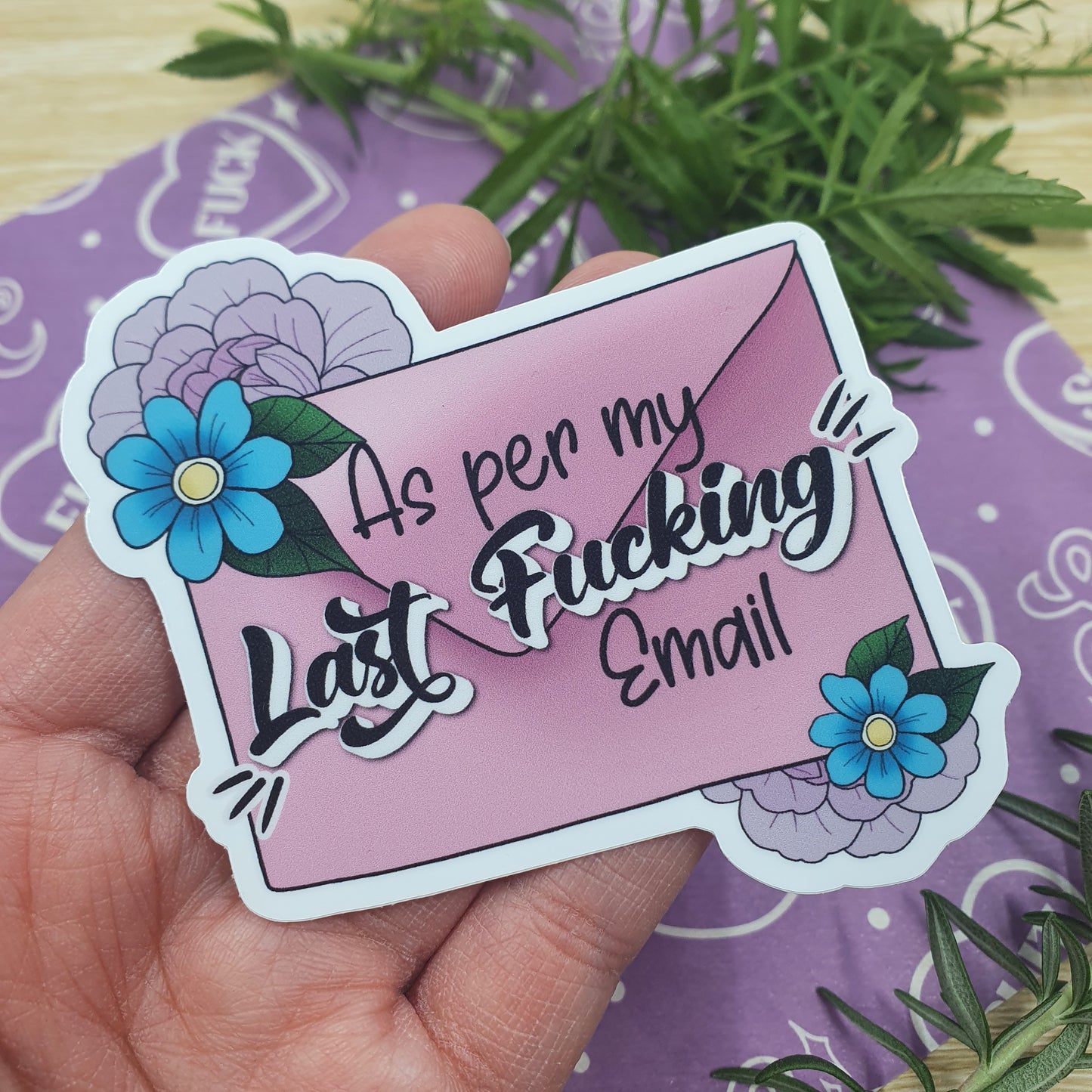 As Per My Last Email - Diecut Sticker