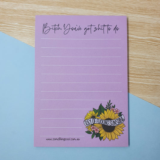 A6 NotePad - Get Shit Done!