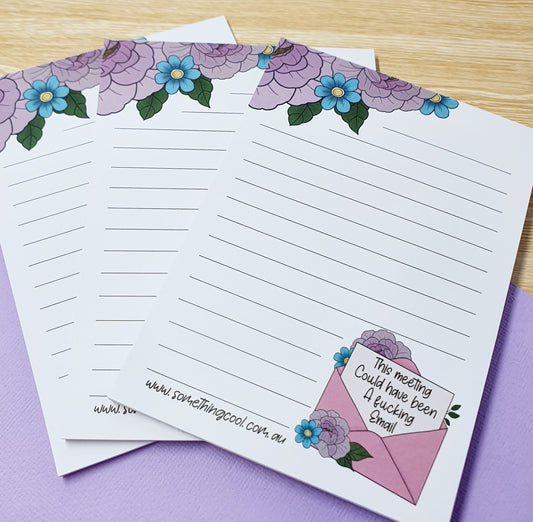 A6 NotePad - This meeting could have been an Email