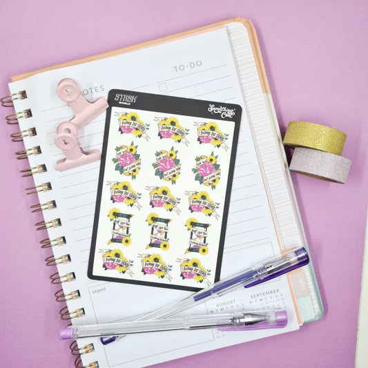 Sticker Lovers Exclusive STASHWORLD Planner Collab