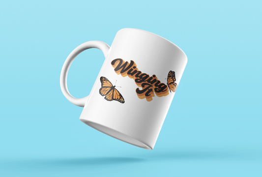 Winging It Ceramic Mug
